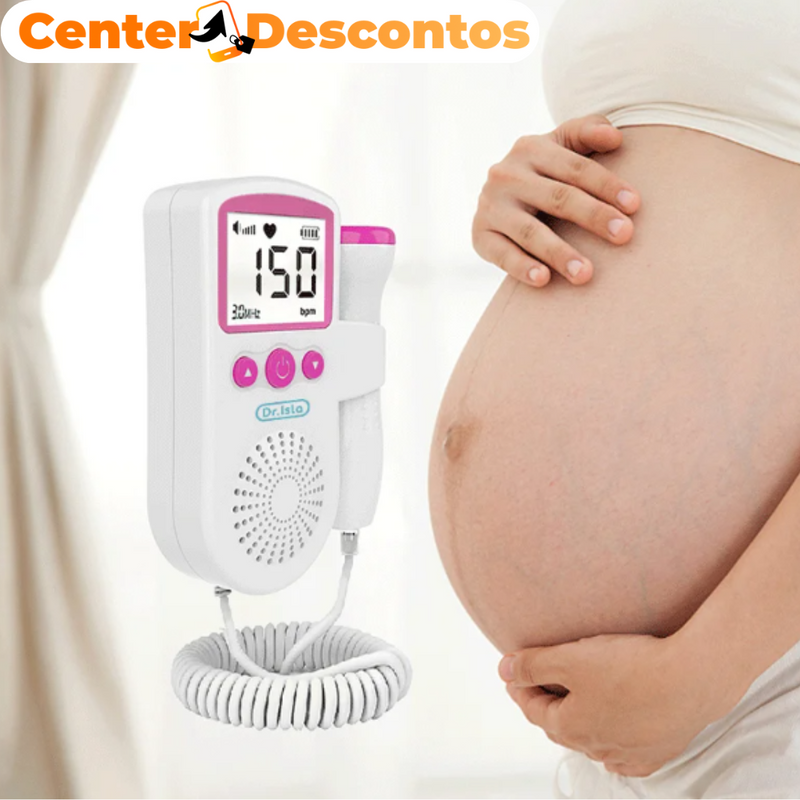 Fetal Doppler- Monitor de Frequência Cardíaca para seu Bebê